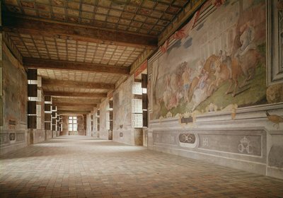 Scènes uit de Aeneis in de Salle des Gardes door Noel Jallier